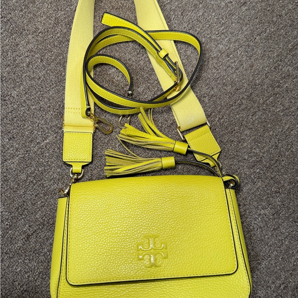 Tory Burch Vibrant Yellow Crossbody Bag - Picture 2 of 3